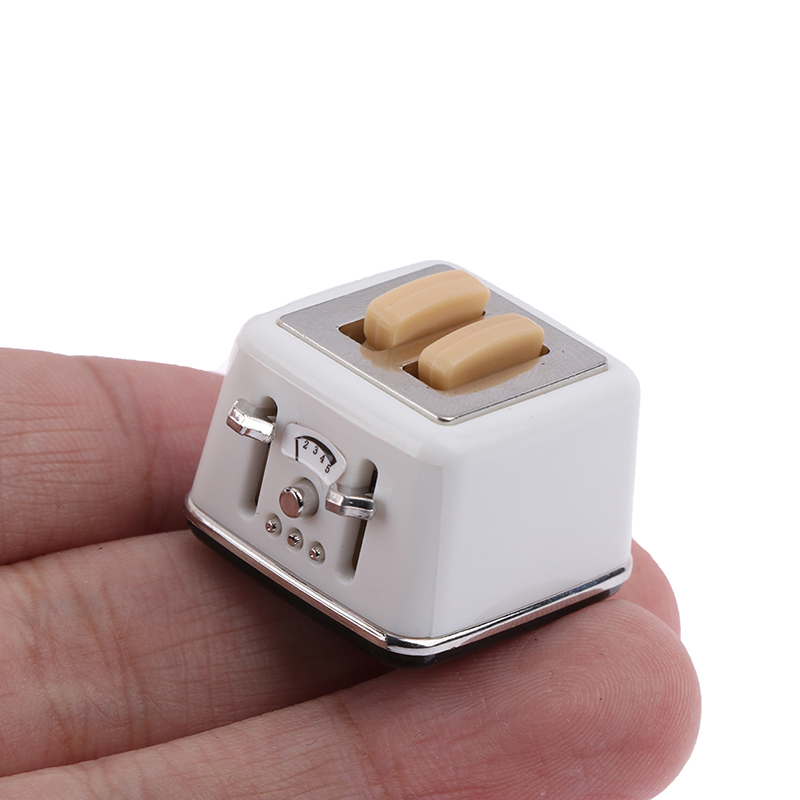 Toaster - 1/12 Ölçekli Dollhouse Ekmek Makinesi Tost