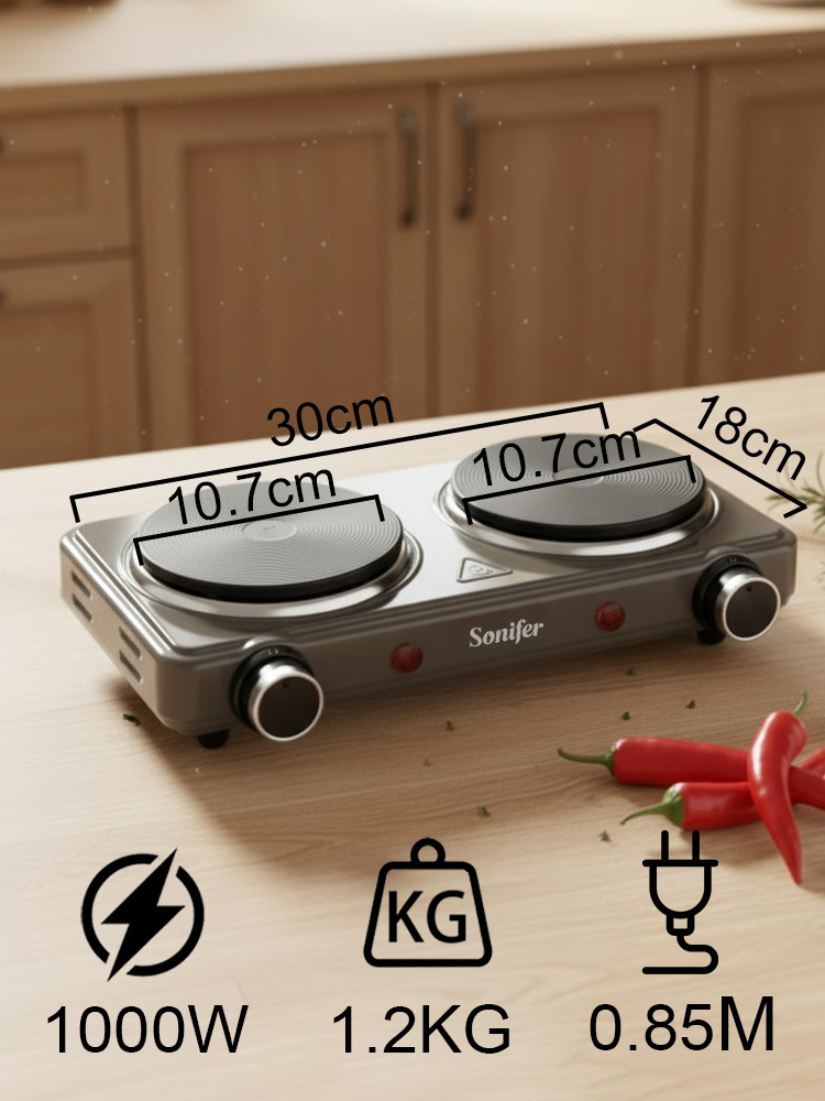 Çift Brülörlü Elektrikli Ocak  - Induction Cooktop Portable incelemesi ve fiyatı